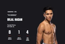Bilal Hasan Buka Debut UFC dengan KO, Petarung Berdarah Indonesia Tampil Memukau