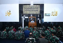 Personel Lanud RSA Natuna Laksanakan Sholat Istisqa