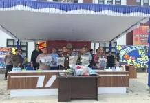 Pemkab Hadiri Pemusnahan Barang Bukti 14 Perkara Inkrah di Kejari Natuna