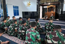 Ibadah Jadi Bekal Prajurit Lanud RSA Natuna Jalankan Tugas