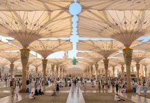 Payung Masjid Nabawi: Sejarah, Fungsi, Ukuran, dan Keunikan Payung Raksasa di Madinah