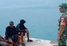 Babinsa Air Payang Imbau Warga Pakai Masker