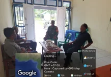 Babinsa Perkuat Komunikasi di Tanjung Pala