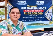 Semarak Hut Natuna ke 27, PORDI natuna akan gelar Turnamen Domino