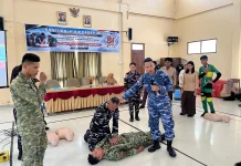 RSAU Lanud RSA Natuna Bekali Siswa SMA Keterampilan BHD