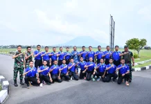 Danlanud RSA Natuna Berangkatkan 20 Casis Tamtama TNI AU menuju Seleksi Pusat