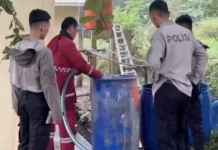 Polres Natuna Salurkan Bantuan Air Bersih ke SLB