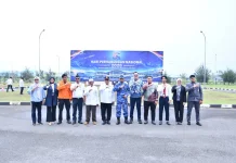Danlanud RSA Hadiri Upacara Hari Perhubungan Nasional 2026