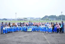 Lanud RSA Natuna Kenalkan Dunia Kedirgantaraan kepada Anak Usia Dini