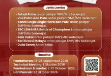 Raya SMANSA 2026 Digelar Oktober