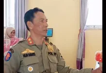 Satpol PP Pantau Keamanan SMPN 3 Bunguran Timur