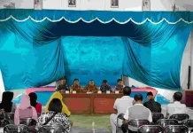 Babinsa Sedanau Hadiri Rakor Penataan Pasar Baru