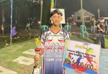 Aksi Gemilang Sang Libero dari Tim Karla, Penyelamat Serangan Lawan