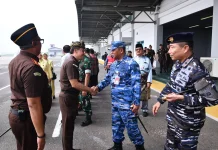 Danlanud RSA Sambut Kunjungan Kerja Kajati Kepri di Natuna