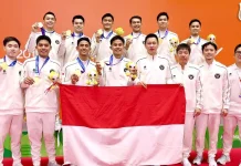 Comeback Dramatis, Tim bulutangkis Beregu Putra Indonesia Sabet Emas