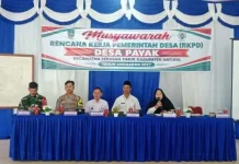 Babinsa Serasan Hadiri Musyawarah RKPDes Payak 2027