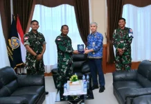 Danlanud Raden Sadjad Natuna Lakukan Courtesy Call ke Kepala UPBU Letung