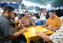 Lanud RSA Semarakkan Turnamen Domino HUT TNI dan Kabupaten Natuna