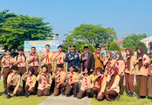 HUT ke-81 TNI, Siswa SMAN 2 Bungtim Ikut Meriahkan Upacara