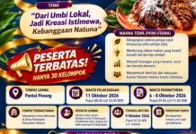 Meriahkan HUT ke-27 Natuna, Dinas Pariwisata Gelar Lomba Kuliner Umbi Lokal