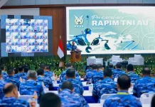 Danlanud RSA Natuna Hadiri Rapim TNI AU 2026