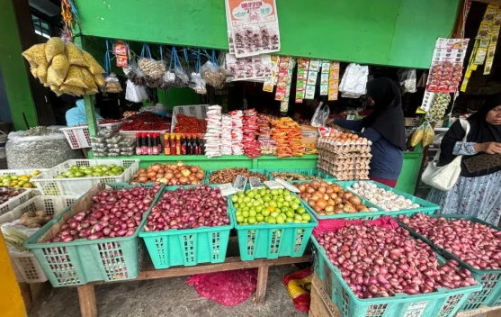 Harga Bumbu Dapur di Pasar Rakyat Ranai Mulai Turun