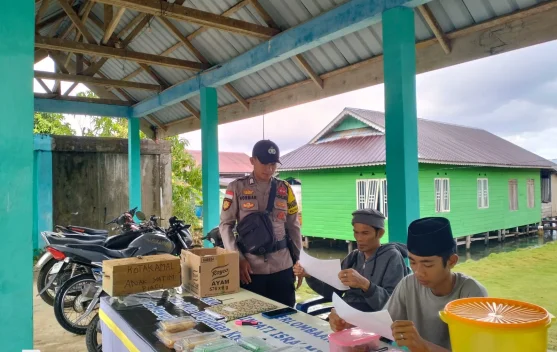 Bhabinkamtibmas Pulau Tiga Sosialisasikan Penerimaan Terpadu Polri 2026