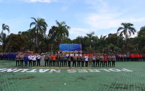 Polres Natuna Laksanakan Apel Gelar Pasukan Operasi Ketupat Seligi 2026