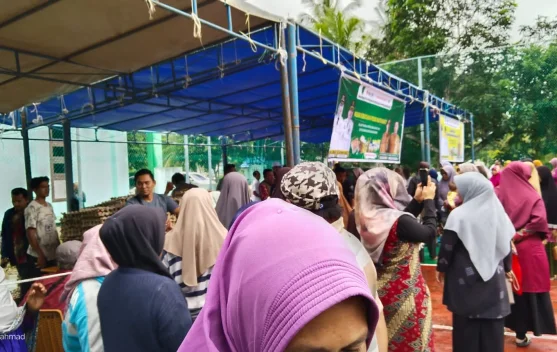 Pasar Murah di Cemaga Bantu Warga Penuhi Kebutuhan Ramadan