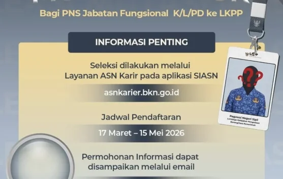 Seleksi Mutasi LKPP Dibuka, Peluang ASN Pindah Pusat