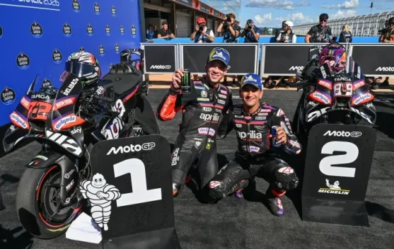 Aprilia Racing Dominasi Klasemen Menjelang GP Spanyol