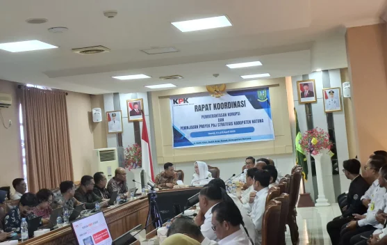 KPK Gelar Rakor Natuna Perkuat Pencegahan Korupsi