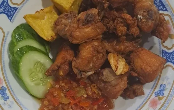 Resep Ayam Goreng Bawang Putih Ala Mimina