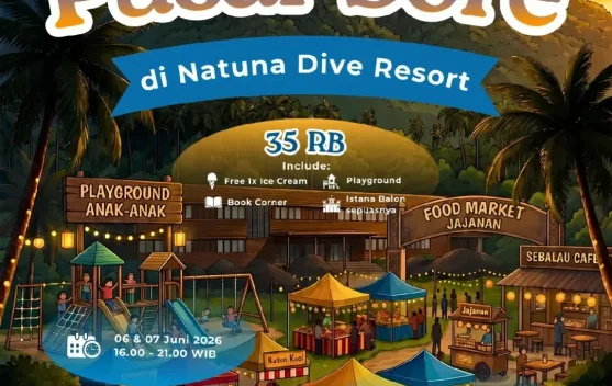 Pasar Sore di Natuna Dive Resort Akan Hadirkan Literasi dan Kegiatan Sosial
