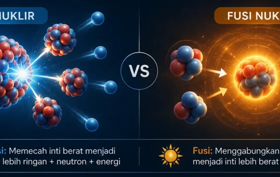 Memahami Perbedaan Fisi dan Fusi Nuklir dengan Pendekatan Sederhana