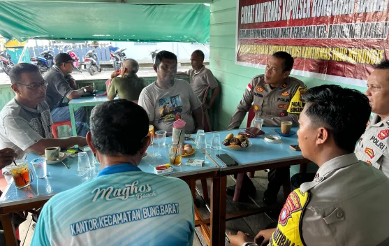 Giat Rutim Jum'at Curhat Polsek Bunguran Barat Perkuat Sinergi Kamtibmas