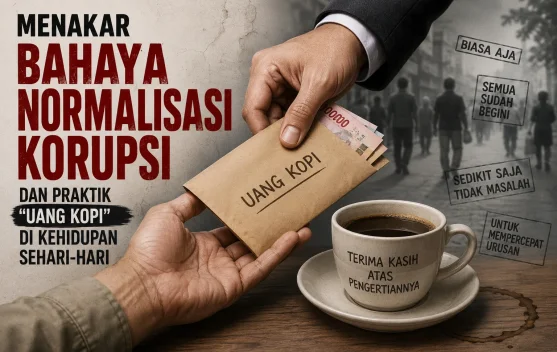 Menakar Bahaya Normalisasi Korupsi dan Praktik “Uang Kopi” di Kehidupan Sehari-hari