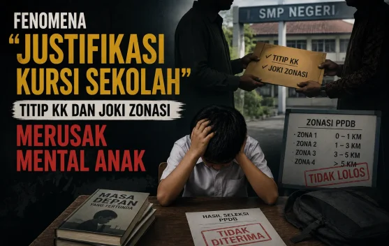 Fenomena "Justifikasi Kursi Sekolah": Titip KK dan Joki Zonasi merusak Mental Anak