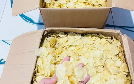 Harga Emping Bertahan Rp100 Ribu per Kilogram