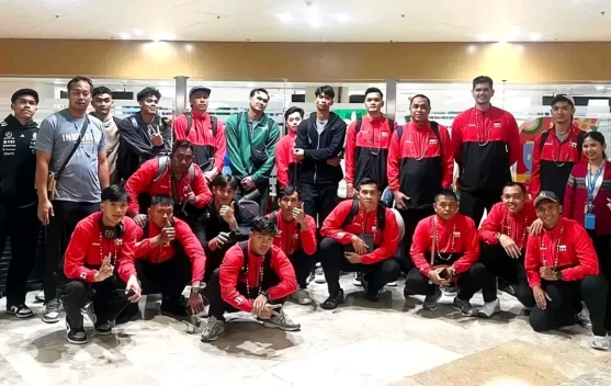 Timnas Voli Putra Indonesia Tiba di Filipina