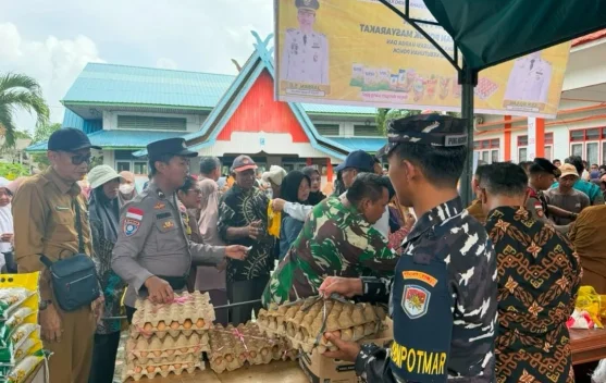 Babinsa Koramil 03/Sedanau Hadiri Kunjungan Bupati Natuna