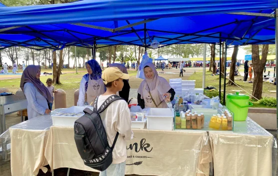 Bazar HUT TNI AU ke-79 Dongkrak Semangat Pelaku UMKM Natuna
