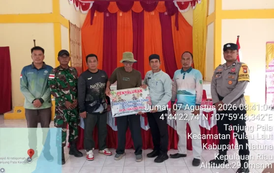 Babinsa Hadiri Penyaluran BLT DD Tanjung Pala