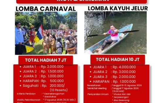 Kecamatan Subi Siapkan Lomba Carnaval dan Kayuh Jelur