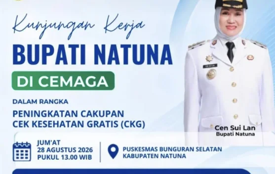 Bupati Natuna Dorong Peningkatan Cakupan CKG di Cemaga