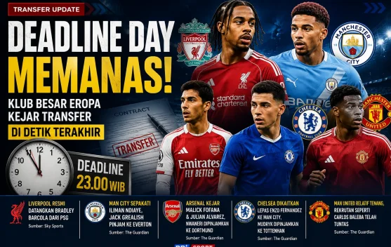 Bursa Transfer Eropa Memasuki Hari Terakhir, Kejutan Masih Terbuka