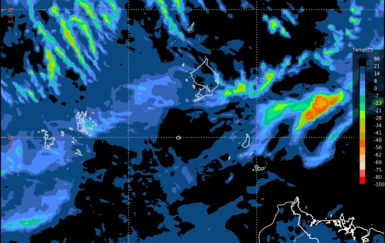 Cuaca Natuna Berawan, Suhu Capai 34 Derajat Celsius