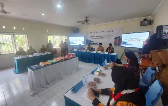Wabup Natuna Jarmin Menghadiri Rakor Penilaian Percontohan Desa Anti Korupsi
