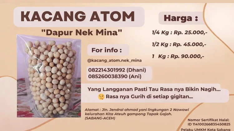 Pekan Pertama Ramadan, UMKM Sabang Gencarkan Promosi Produk Lebaran