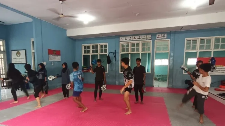 Atlet Taekwondo Sabang Tetap Berlatih saat Ramadan